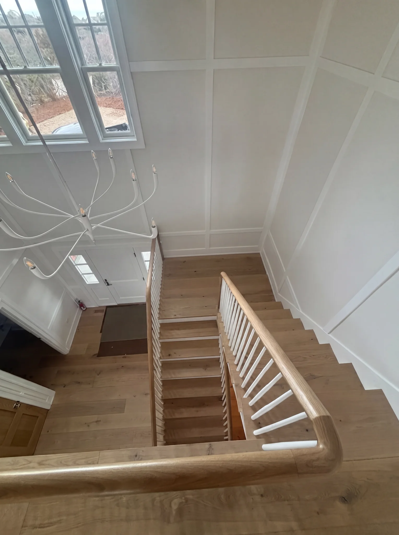 Second floor landing railing at North Pasture Lane