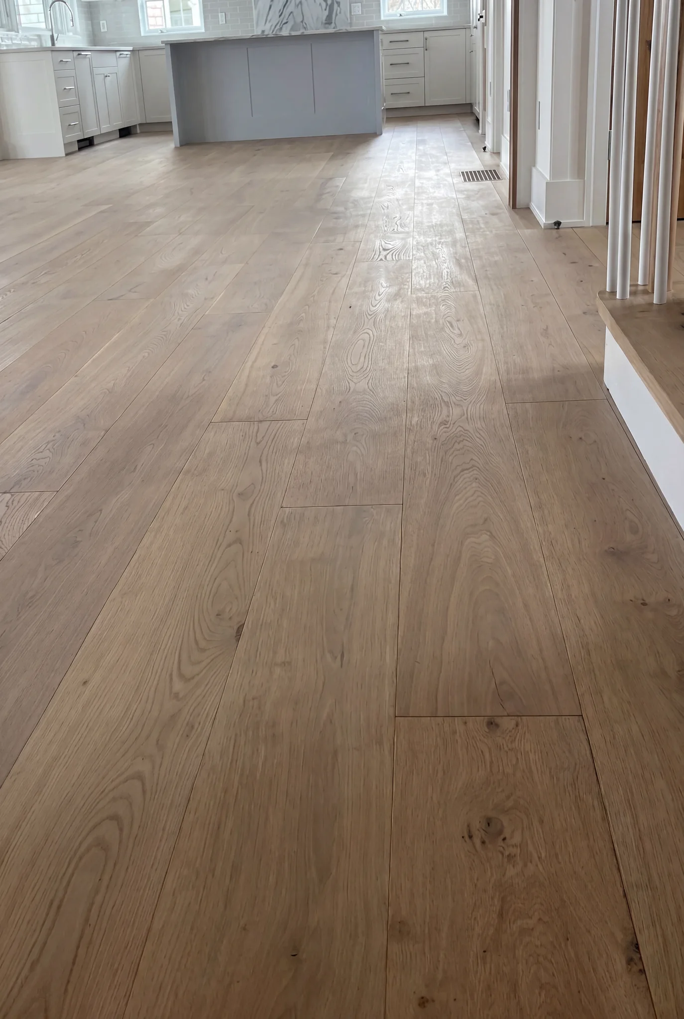 New flooring detail at North Pasture Lane